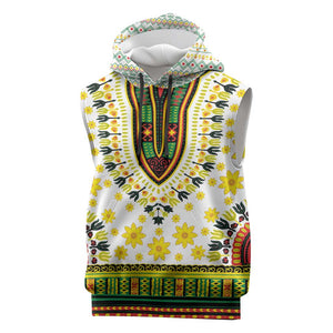 Afro Enkutatash Dashiki and Adey Abeba Sleeveless Hoodie - African Pride