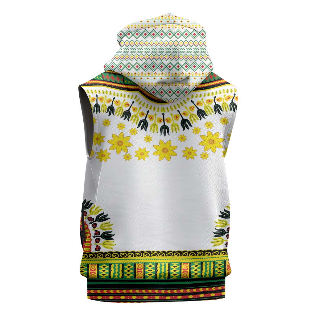 Afro Enkutatash Dashiki and Adey Abeba Sleeveless Hoodie - African Pride
