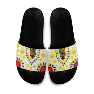 Afro Enkutatash Dashiki and Adey Abeba Slide Sandals