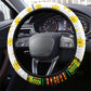 Afro Enkutatash Dashiki and Adey Abeba Steering Wheel Cover