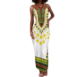 Afro Enkutatash Dashiki and Adey Abeba Tank Maxi Dress