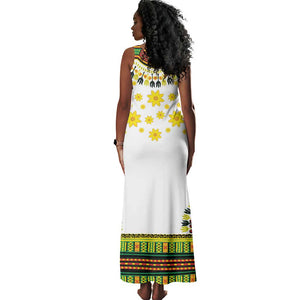 Afro Enkutatash Dashiki and Adey Abeba Tank Maxi Dress