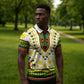Afro Enkutatash Dashiki and Adey Abeba Zipper Polo Shirt