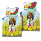 Happy Enkutatash Eritrea Personalized Basketball Jersey Beautiful Afro Girl Adey Abeba Flower - African Pride