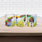Happy Enkutatash Eritrea Personalized Ceramic Mug Beautiful Afro Girl Adey Abeba Flower
