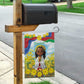 Happy Enkutatash Eritrea Personalized Garden Flag Beautiful Afro Girl Adey Abeba Flower