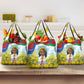 Happy Enkutatash Eritrea Personalized Grocery Bag Beautiful Afro Girl Adey Abeba Flower