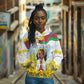 Happy Enkutatash Eritrea Personalized Hoodie Beautiful Afro Girl Adey Abeba Flower