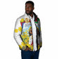Happy Enkutatash Eritrea Personalized Padded Jacket Beautiful Afro Girl Adey Abeba Flower
