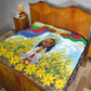 Happy Enkutatash Eritrea Personalized Quilt Beautiful Afro Girl Adey Abeba Flower