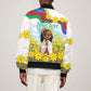 Happy Enkutatash Eritrea Personalized Sleeve Zip Bomber Jacket Beautiful Afro Girl Adey Abeba Flower