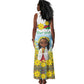 Happy Enkutatash Eritrea Personalized Tank Maxi Dress Beautiful Afro Girl Adey Abeba Flower