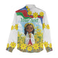 Happy Enkutatash Eritrea Personalized Women Casual Shirt Beautiful Afro Girl Adey Abeba Flower LT9