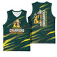 South African Four-time Champions Basketball Jersey World Rugby Team Springboks