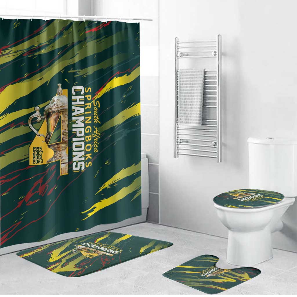 South African Four-time Champions Bathroom Set World Rugby Team ...