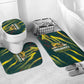 South African Four-time Champions Bathroom Set World Rugby Team Springboks