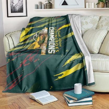 South African Four-time Champions Blanket World Rugby Team Springboks