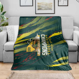 South African Four-time Champions Blanket World Rugby Team Springboks