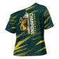 South African Four-time Champions Cross Shoulder Shirt World Rugby Team Springboks