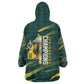 South African Four-time Champions Kid Wearable Blanket Hoodie World Rugby Team Springboks