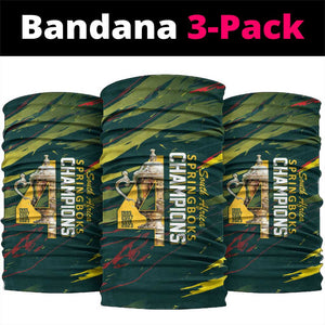 South African Four-time Champions Neck Gaiter World Rugby Team Springboks