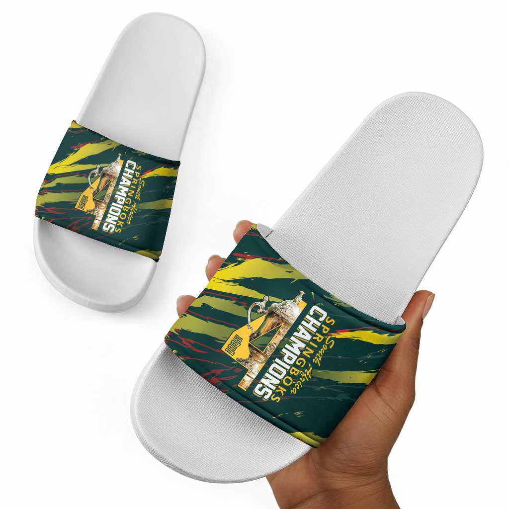 South African Four-time Champions Slide Sandals World Rugby Team Springboks