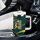 South African Four-time Champions Tumbler With Handle World Rugby Team Springboks