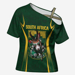 South Africa Rugby National Heritage Custom Cross Shoulder Shirt Traditional Ndebele Inspired