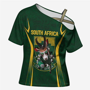 South Africa Rugby National Heritage Custom Cross Shoulder Shirt Traditional Ndebele Inspired