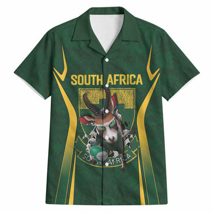 South Africa Rugby National Heritage Custom Hawaiian Shirt Traditional Ndebele Inspired