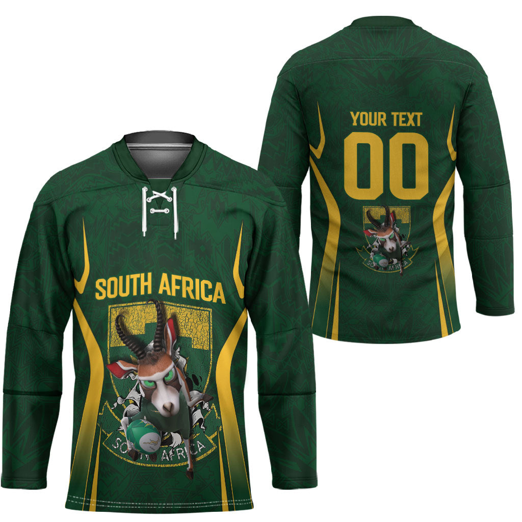 South Africa Rugby National Heritage Custom Hockey Jersey Traditional Ndebele Inspired