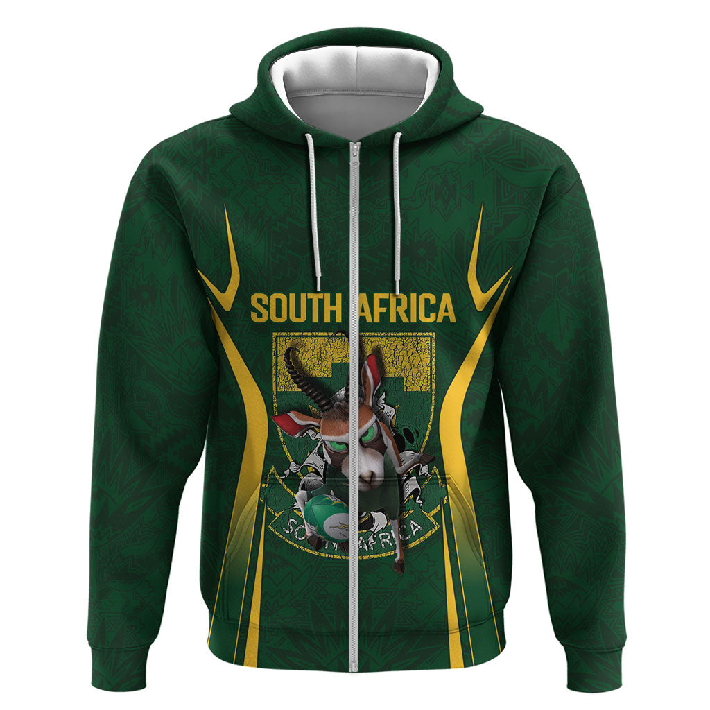South Africa Rugby National Heritage Custom Hoodie Traditional Ndebele Inspired