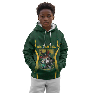 South Africa Rugby National Heritage Custom Kid Hoodie Traditional Ndebele Inspired