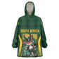 South Africa Rugby National Heritage Custom Kid Wearable Blanket Hoodie Traditional Ndebele Inspired
