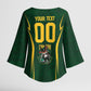 South Africa Rugby National Heritage Custom Kimono Sleeve Blouse Traditional Ndebele Inspired