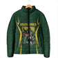 South Africa Rugby National Heritage Custom Padded Jacket Traditional Ndebele Inspired