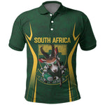 South Africa Rugby National Heritage Custom Polo Shirt Traditional Ndebele Inspired