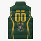 South Africa Rugby National Heritage Custom Sleeveless Puffer Jacket Traditional Ndebele Inspired