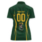 South Africa Rugby National Heritage Custom Women Polo Shirt Traditional Ndebele Inspired