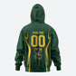 South Africa Rugby National Heritage Custom Zip Hoodie Traditional Ndebele Inspired