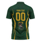South Africa Rugby National Heritage Custom Zipper Polo Shirt Traditional Ndebele Inspired