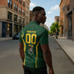 South Africa Rugby National Heritage Custom Zipper Polo Shirt Traditional Ndebele Inspired