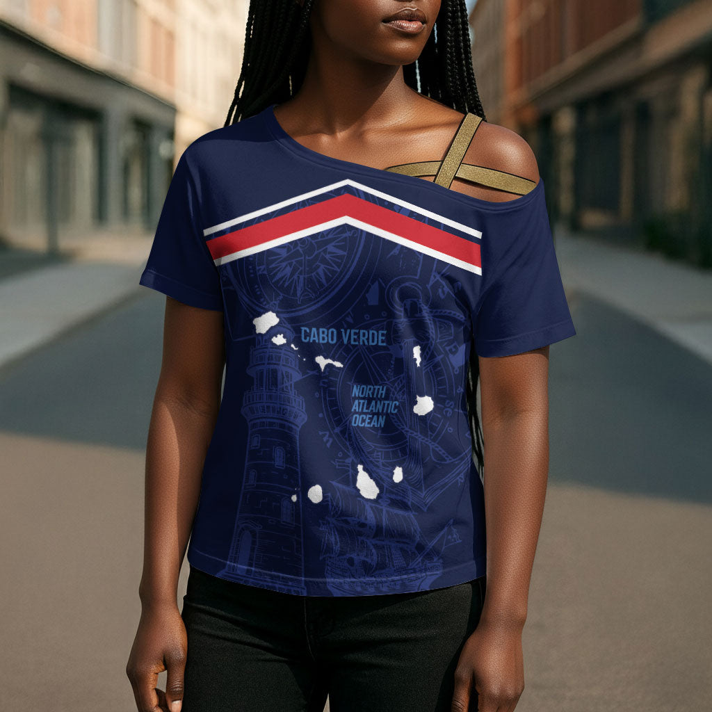 Cape Verde Small Island Big Stage Custom Cross Shoulder Shirt Guardian of the Atlantic