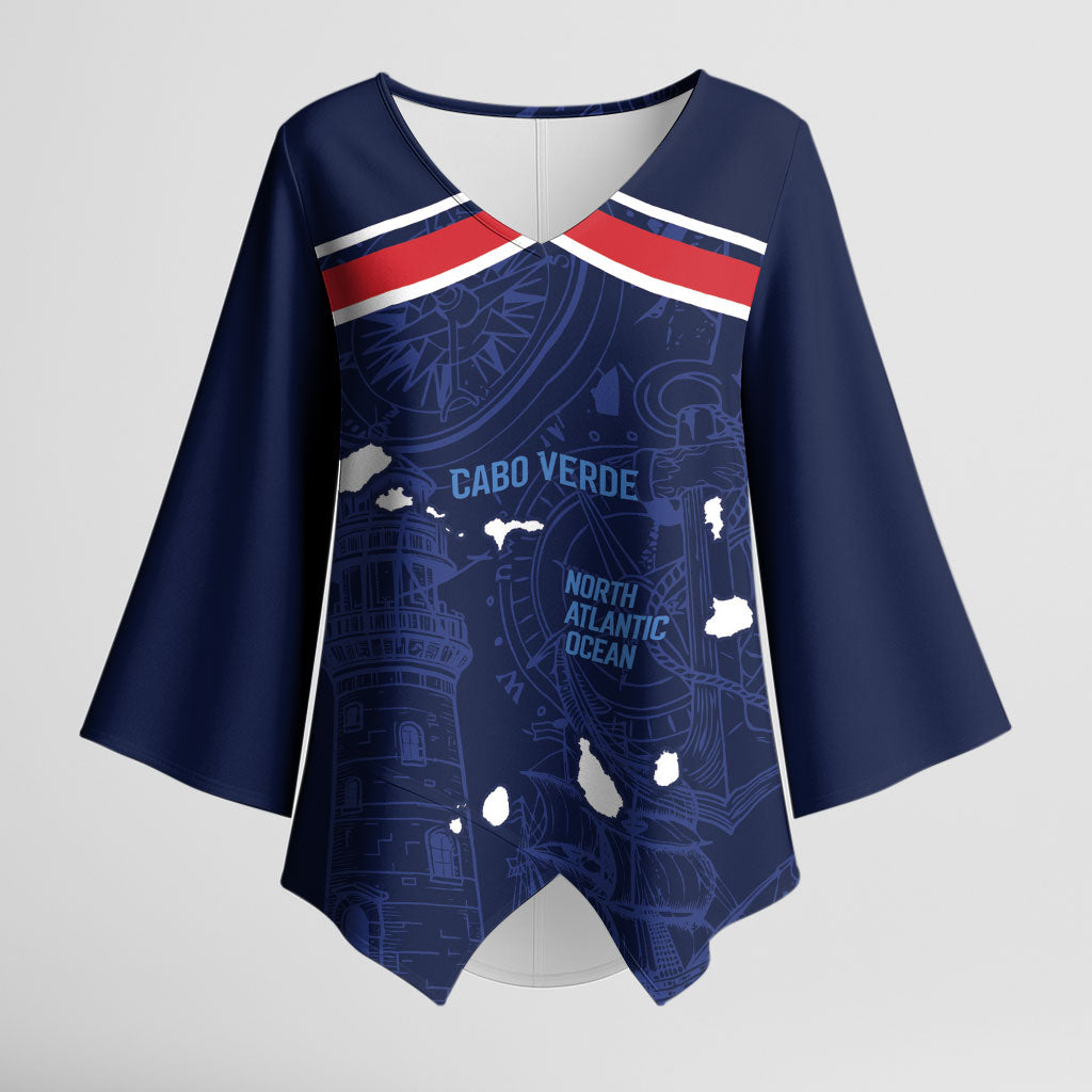 Cape Verde Small Island Big Stage Custom Kimono Sleeve Blouse Guardian of the Atlantic
