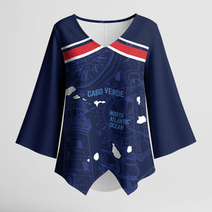 Cape Verde Small Island Big Stage Custom Kimono Sleeve Blouse Guardian of the Atlantic