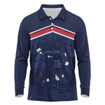 Cape Verde Small Island Big Stage Custom Long Sleeve Polo Shirt Guardian of the Atlantic