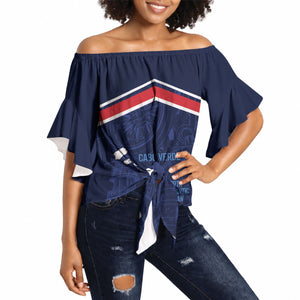 Cape Verde Small Island Big Stage Custom Off Shoulder Wrap Waist Top Guardian of the Atlantic