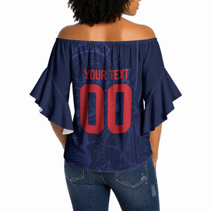 Cape Verde Small Island Big Stage Custom Off Shoulder Wrap Waist Top Guardian of the Atlantic