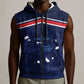 Cape Verde Small Island Big Stage Custom Sleeveless Zip Hoodie Guardian of the Atlantic