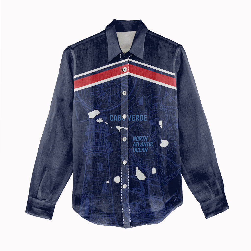 Cape Verde Small Island Big Stage Custom Women Casual Shirt Guardian of the Atlantic
